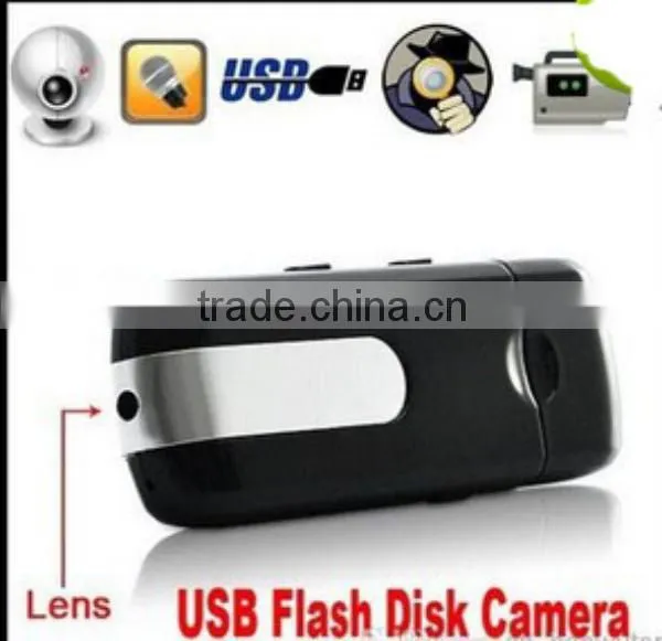 New 2014 and high quality Mini DVR U8 USB Disk HD Hidden CCTV Camera Motion Detector Video Recorder mini camcorders