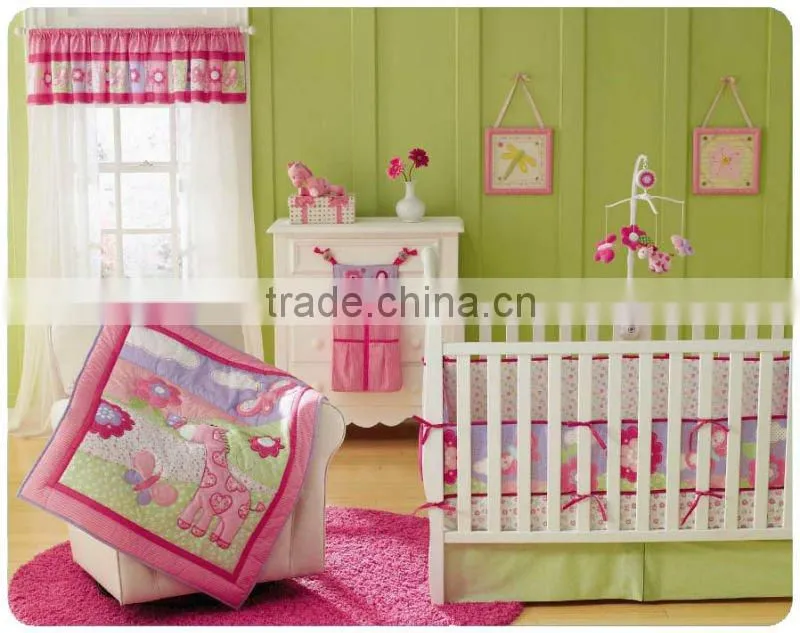 100% cotton polyeaster printing nursery bedding set