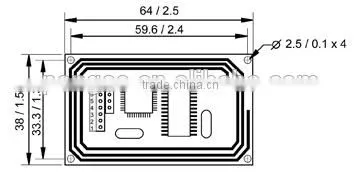 RFID 13.56MHz smart card read and write module