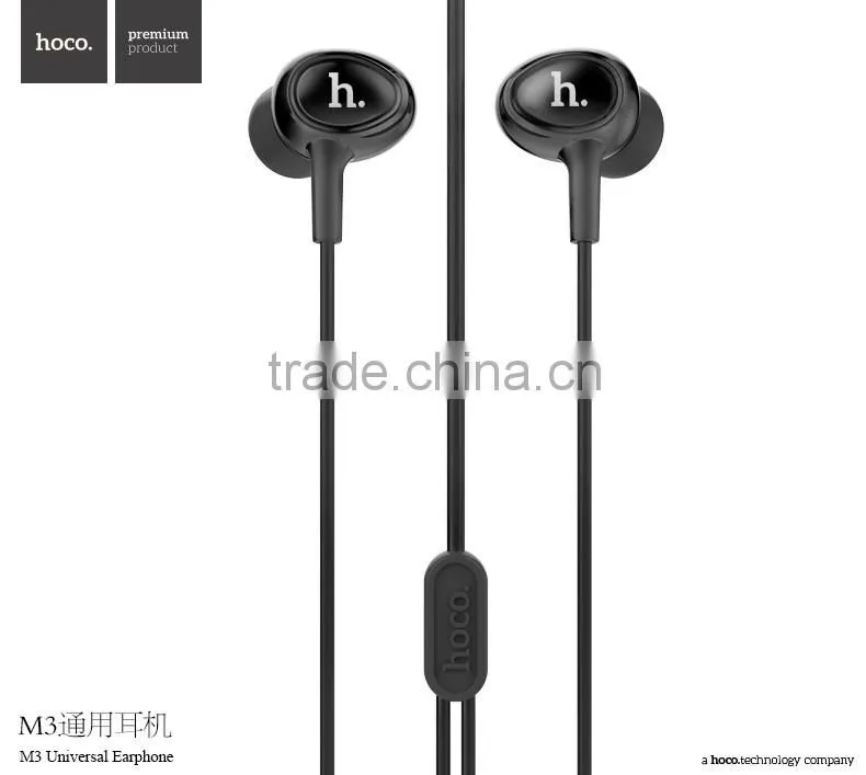 HOCO Fashion M3 Universal Earphone 120cm TPE High Quality Earphone For Apple/Android Mobile Phone