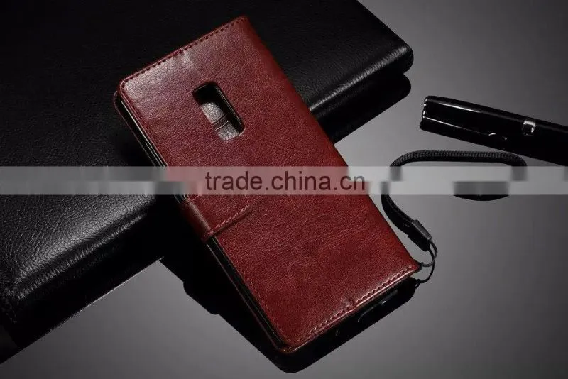 Original K-COOL Genuine Leather Case For One plus One Phone Flip Cover Case with card slot MT-4677