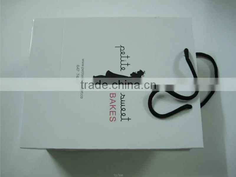 Elegant simple luxury high quality paper bags