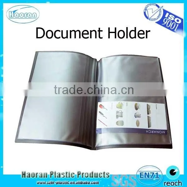 Clear vinyl letter size document holder