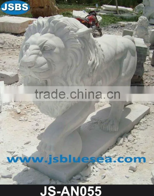 Marble carving of elephant statue