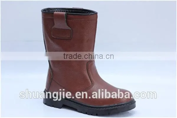 fashional rubber cemented industrial safety boots for women