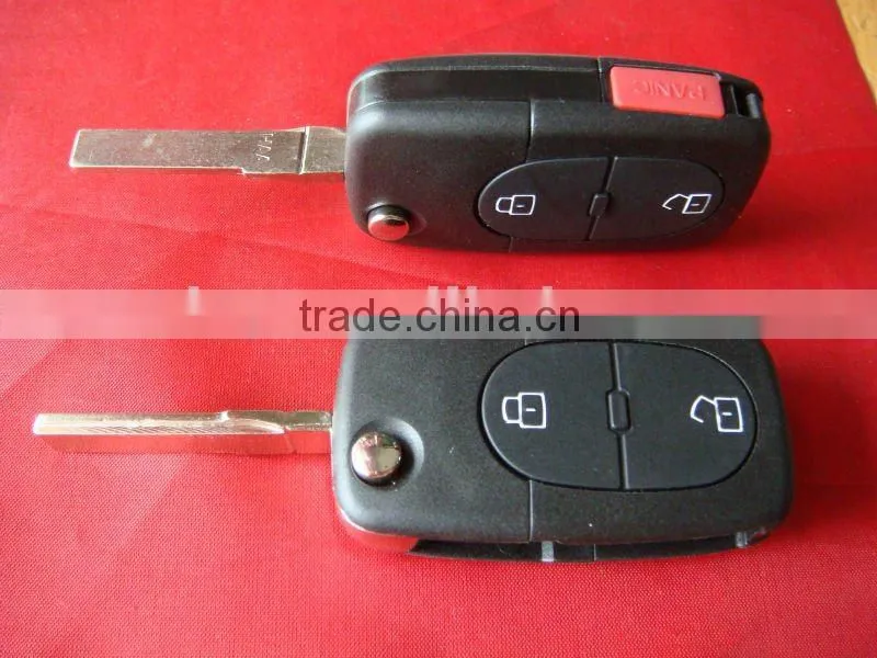 TD car keyfor high quality .Flip key shells for A-di 2 button and 3 button