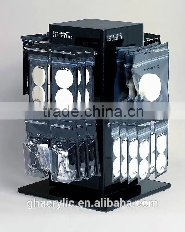 GH-RZ426 Magnetic design rotary acrylic display rack,customized acrylic display rack