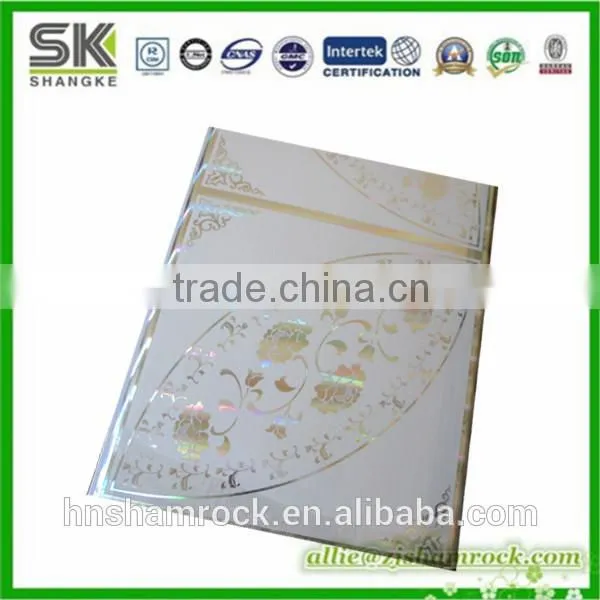 Plastic Interior Material hot stamping pvc ceiling