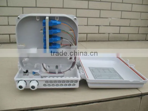 2*16 1260-1650nm Steel mini module type,0.9mm cable dia. 1.5m length,with SC/APC connector FTTH PLC Splitter