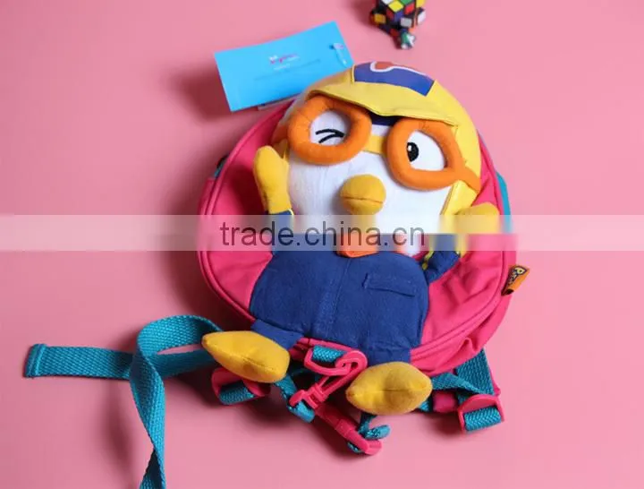 New kids pulsh backpack,stuffed plush cute animal backpack ,Plush Duck Backpack
