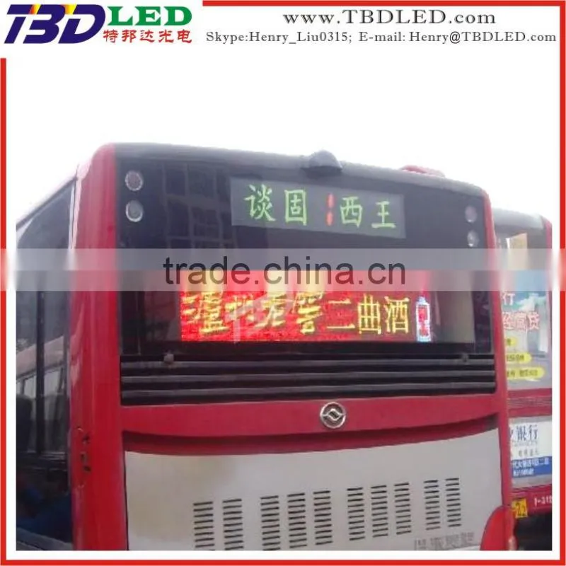 MINI led indoor moving message Bus sign display