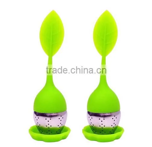 Bulk Wholesale FDA Silicone Eco-friendly Silicone Tea Infuser