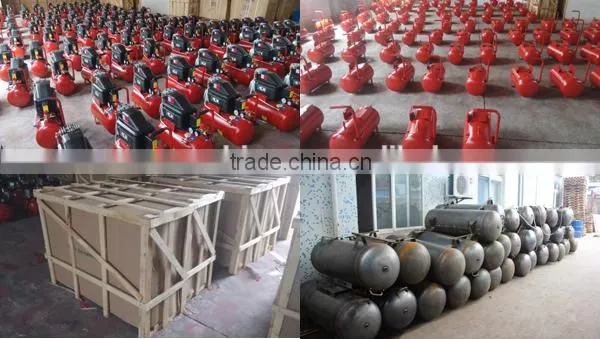 50L 2HP 1.5KW 8Bar 120L/min Direct driven piston air compressor for pumping air into tires