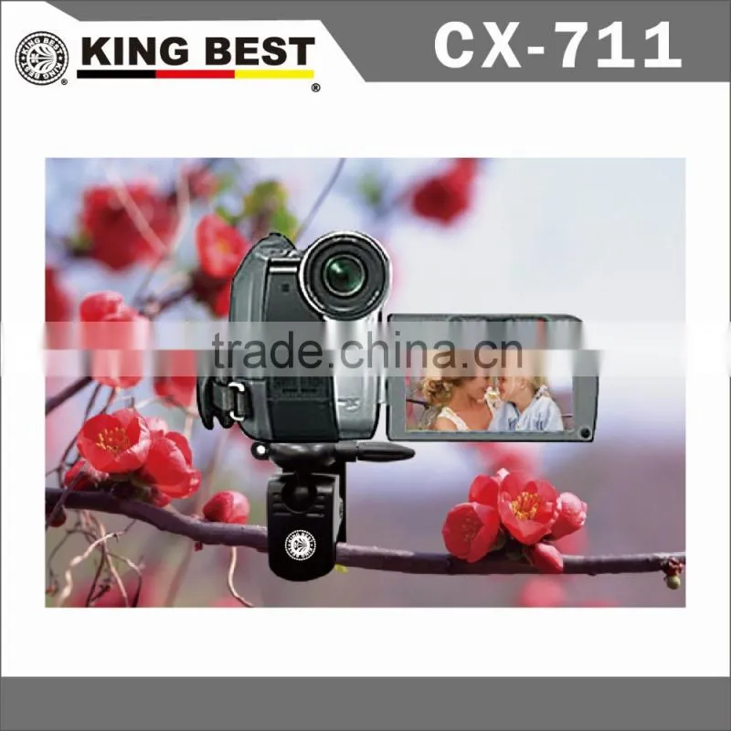 KINGBEST CX-711 TUniversal Ball Head / Clip Stand / 1/4 " inch Screw Standard Ball Head Camera Flash /Clip Stand