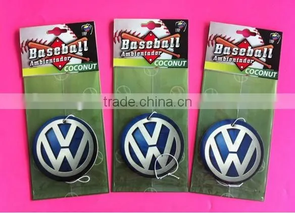 New Design paper air freshener made in china