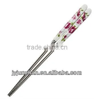 Ceramic chopsticks stainless / High quality Korea Stainless chopstick/ OEM chopsticks