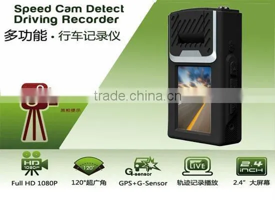 H8000 2.4" 5MP H.264 HDMI FULL HD 1080P GPS car video recorder