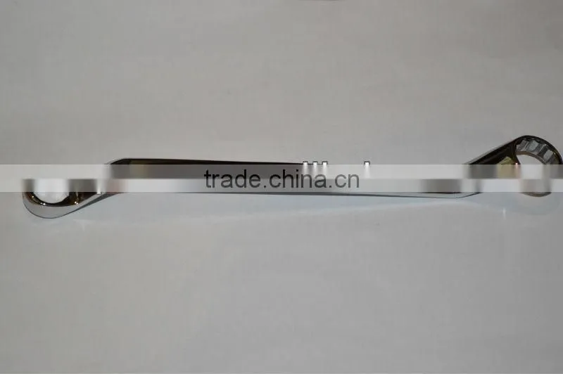 Mirror finished double ring offset spanner