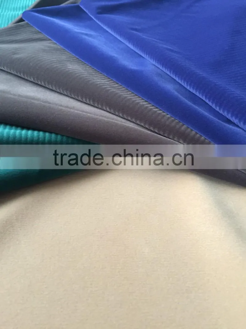 knitted polyester flock fabric for cloth