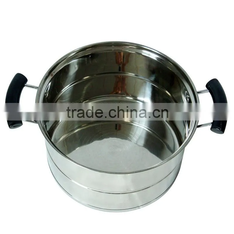 multi-layer stainless steel dim sum steamer cooking pot with glass lid as seen on tv