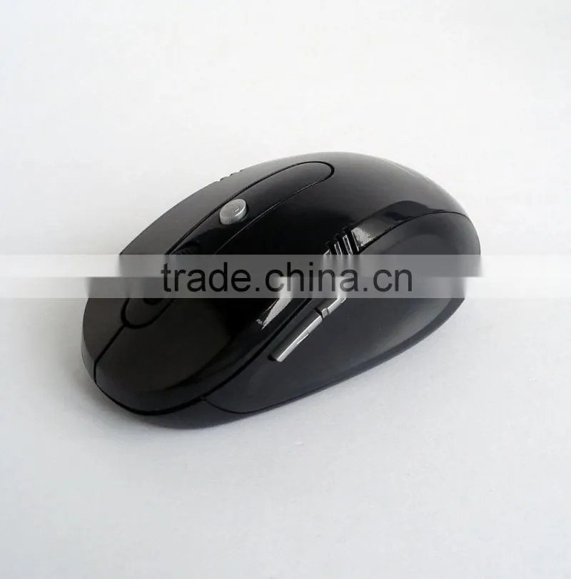Hot Selling Wholesale Price 2.4Ghz Wireless Mobile Optical Mouse with 6 Buttons, 3 DPI Levels with USB Wireless Receiver