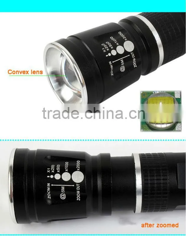 GOREAD A5 High bright rechargeable focusable XML T6 mini LED search light