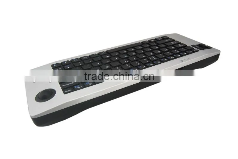 multi-funcational keyboard with left/right click scroll wheel and trackball