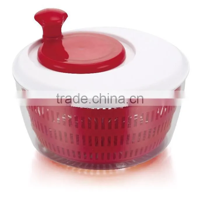 Multifunctional Plastic Salad Spinner with 4 blade Mandoline Slicer Julienne Slicer