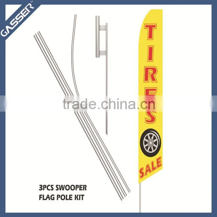 2016 customized pull up/tear drop/feather banner flag for fair dispaly