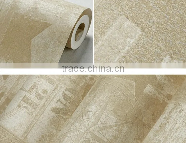 fabric wallpaper leaf design waterproof wallpaper