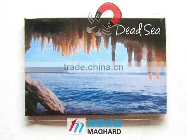 souvenir tin fridge magnet DEAD SEA magnetic gift
