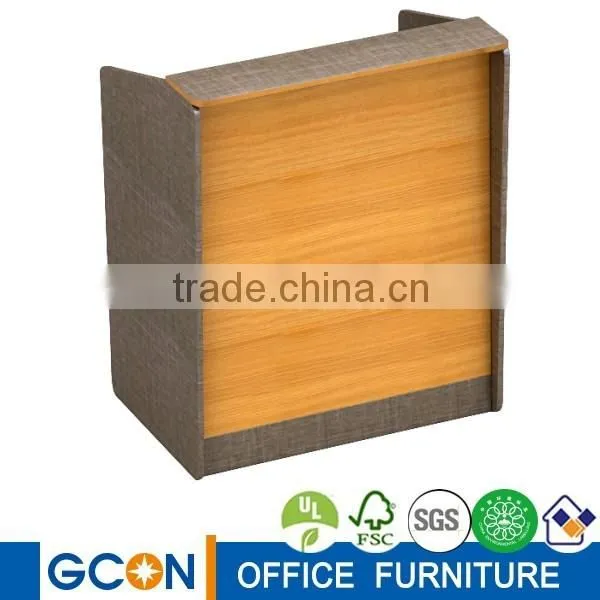 wooden reception desk Cashier Desk and cash drawer