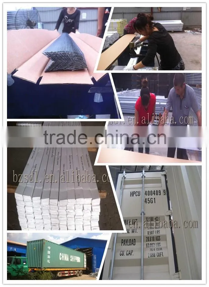2015 hot dipped zinc galvanized suspended ceiling 90 wall angle