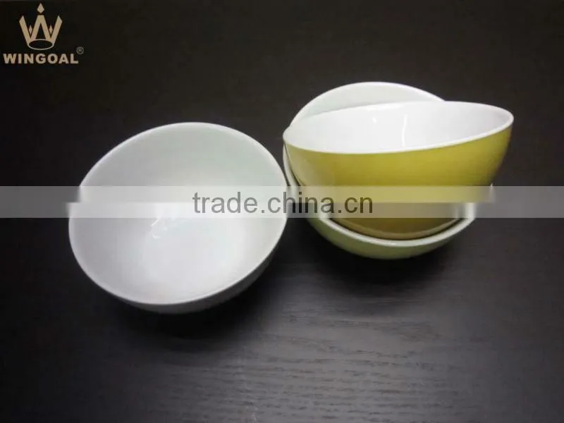 ceramic colorful salad bowl