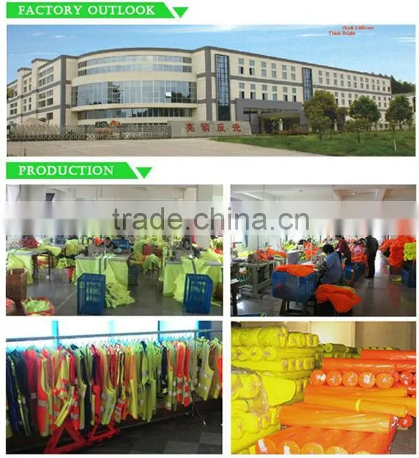 100% polyester EN 20471 safety reflective boy's hunting high visibility vest for usa from china