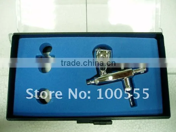 NEW 0.3mm DUAL-ACTION AIRBRUSH GUN GRAVITY PAINT TATTOO (PR-206)