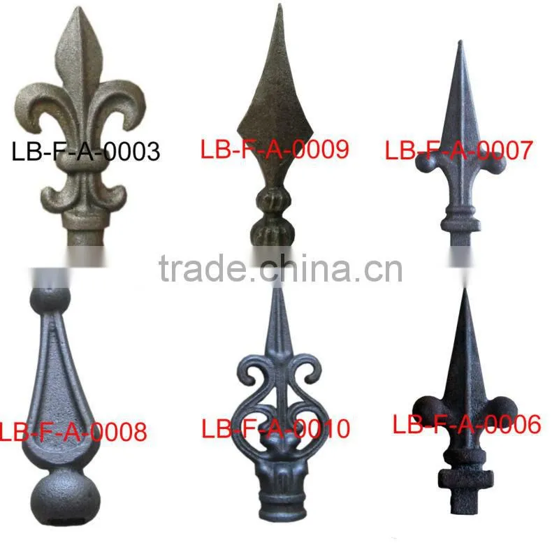 top-selling wrought iron fence spearhead