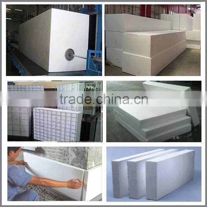 Air cooling eps foam construction blocks making machine