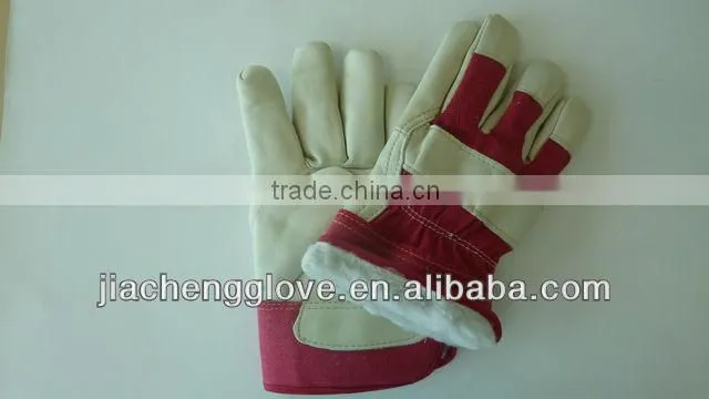 JS201CARBOA, Cow Grain Leather Safety Winter Glove