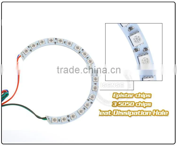 5050 smd White PCB semi circle rc car led angel eyes lights