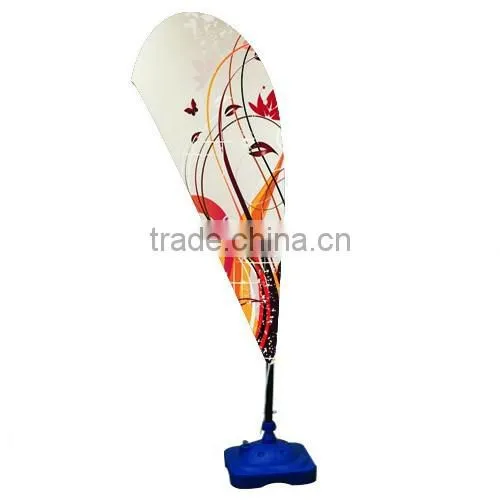 EZ new style economic beach flag with varieties base