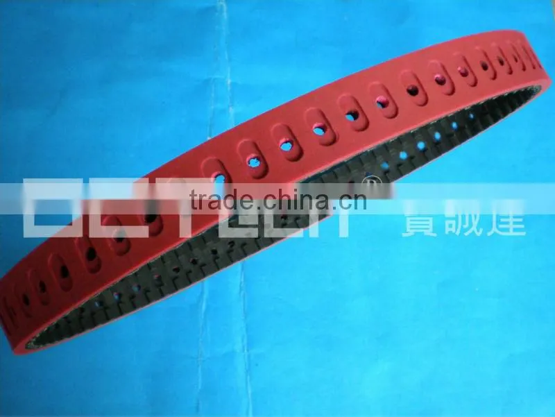 Special timing belt for packing machine