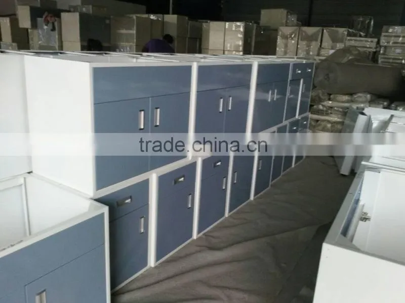 Medical laboratory side wall bench