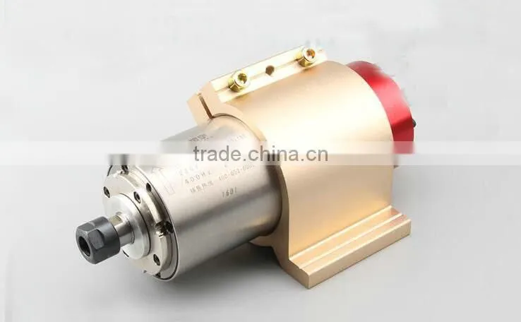 80mm 220v 1.5Nm 1.5kw ER16 24000rpm cnc air coold spindle motor with clamp