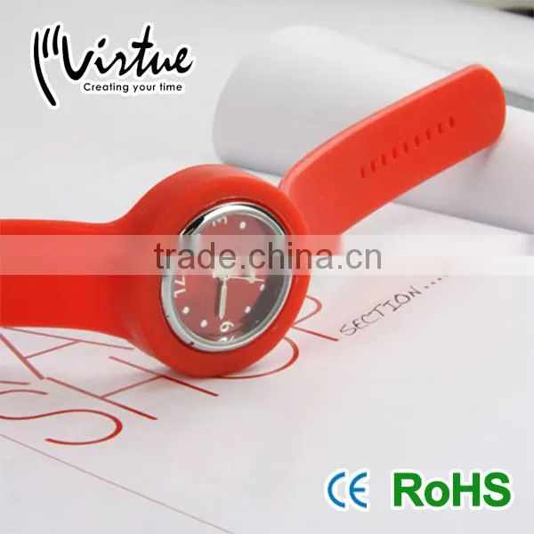 Cheap girls red silicone watch