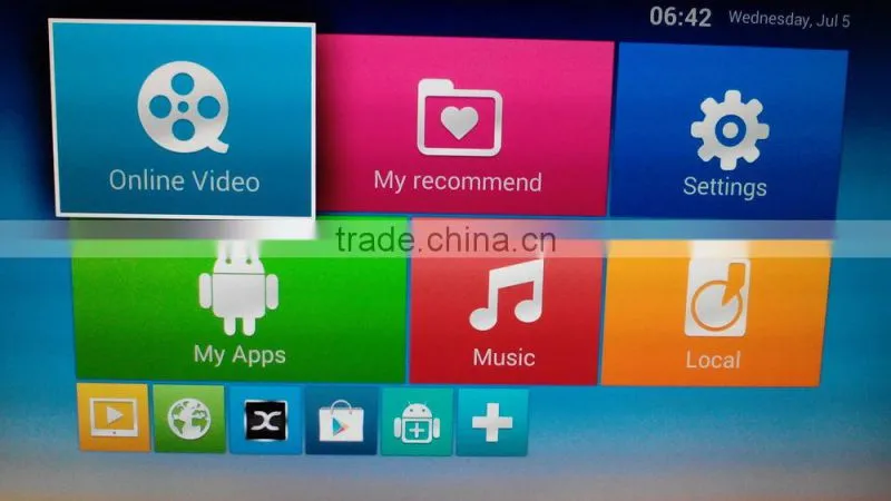 802.11B/G/N wifi bluetooth4.0 Amlogic S805 Quad core Mali 450 kodi 14.1 Android4.4 best ott tv box 2014 best selling tv box