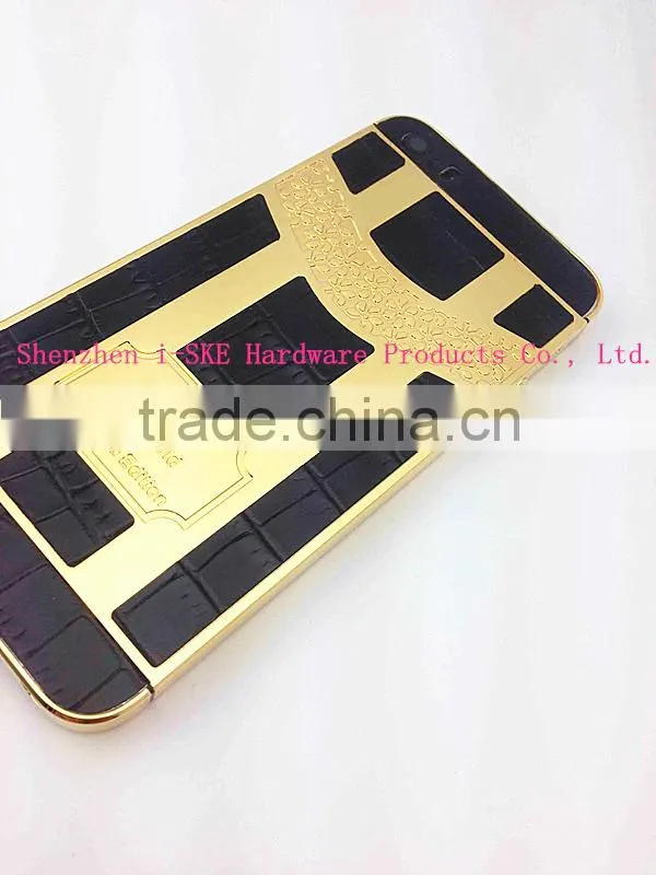 New product from China manufacturer for iPhone 5se gold plating housing