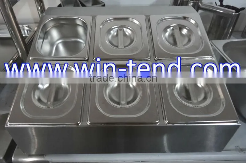 Stainless Steel 6-Condiment Holder
