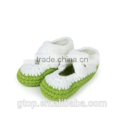 Wholesale Baby Handmade Crochet Shoes Supplier for 1-10 months old S-0009