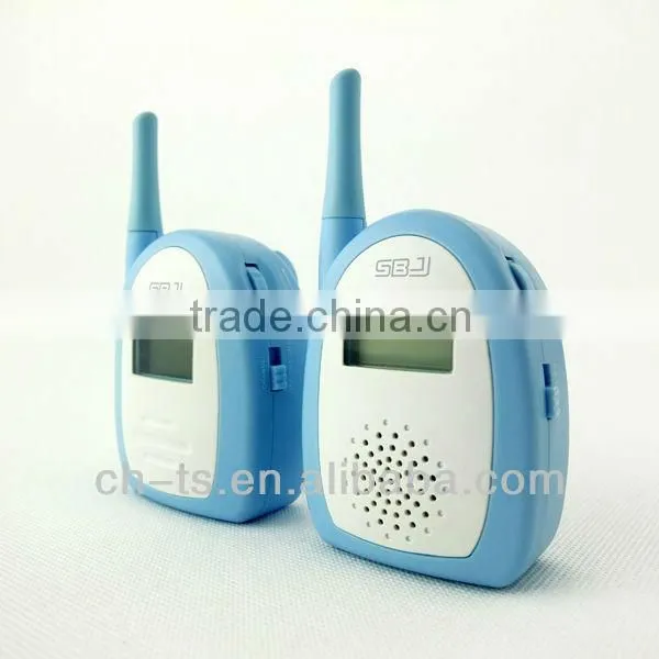 2 Channels Wireless Audio Baby Phone with Emotional LCD Icons ,800M